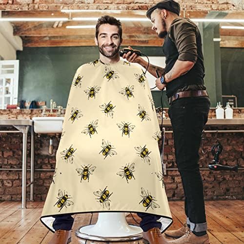 Barber Capes Polyester Hair Cutting Salon Cape with Snaps Beard Bib Hairdresser Gown Stylist Cape For Men Women - Image 2