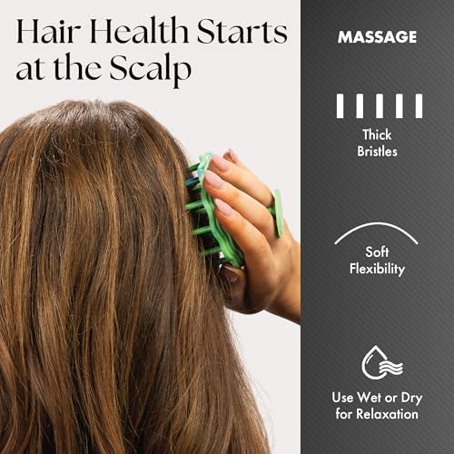 Olivia Garden Scalp Diva Scalp Care Brush - Healthy hair starts with a healthy scalp - Helps with Exfoliating, Cleansing and Massaging - Professional Hair Care Tool for All Lengths - Snag-Free Design - Image 3