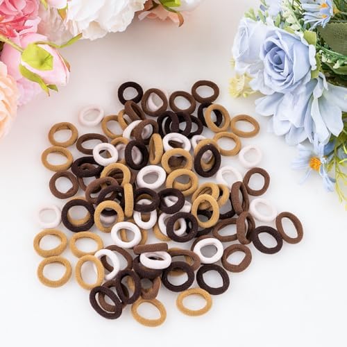 TVINLIK 400 PCS Baby Hair Ties – No Damage Elastic Ponytail Holders - Image 6
