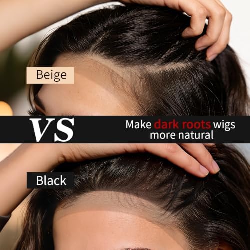 Dreamlover Black Wig Caps, Natural Base for Dark Roots Wigs, 12 Pieces - Image 2