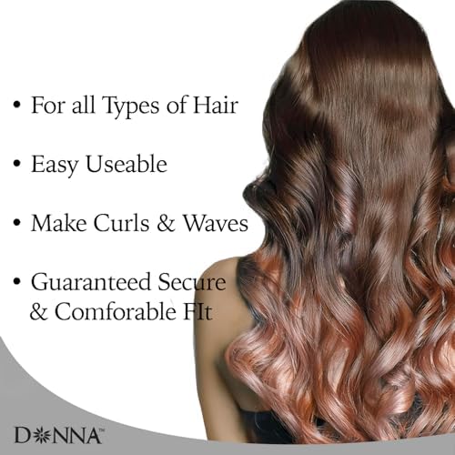 DONNA Wire Mesh Hair Rollers 1.75 Inch Jumbo Size, 6 Pack Lightweight Metal Curlers for Smooth Voluminous Waves, Durable Wire Construction for Heatless Styling, Purple - Image 2