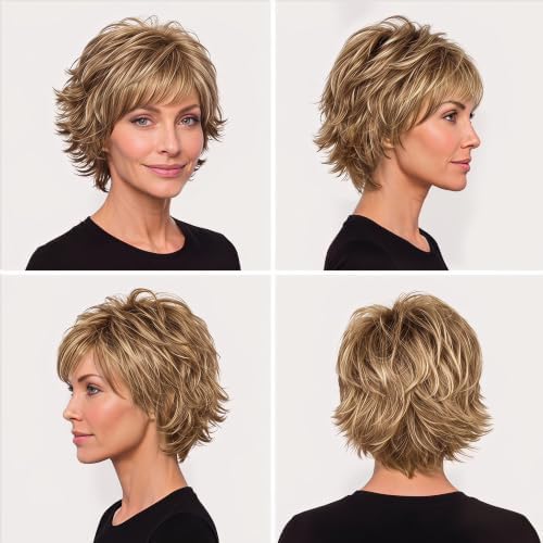 Raquel Welch Women's All-Over-Layers Short Blonde Wig, VOLTAGE - Image 3