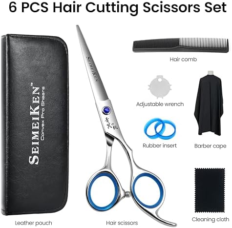 Hair Cutting Scissors, 6" Haircut Scissors - Image 7