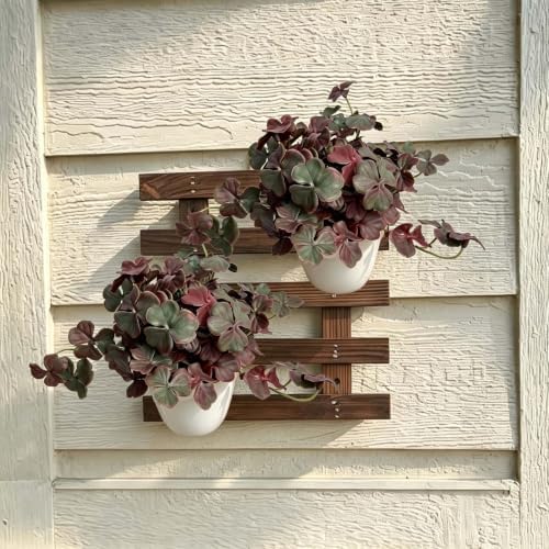 2 Pack Artificial Shamrock Potted Plants, Fake Clover Greenery with Pot - Image 5