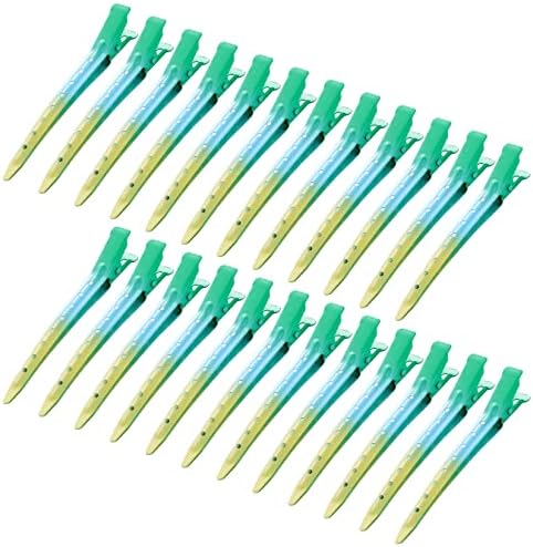 Bantoye 24Pack Duck Bill Clips 3.35Inch Metal Alligator Clip,Gradient Green by AiPretty