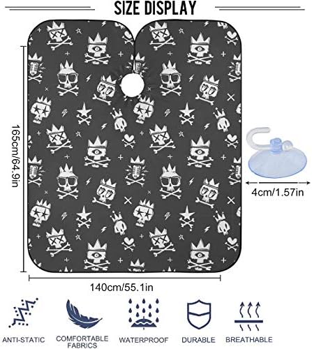 visesunny Professional Barber Cape Polyester Hair Cutting Salon Cape Apron Anti-Static Beard Bib Grooming Apron - Image 7
