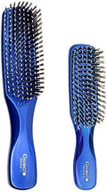 Giorgio Gentle Detangler Hair Brush - Dual Length Bristles for Men, Fine and Thick Hair, Scalp Massager, Travel Brush for Wet or Dry Hair by GiorgioHairBrushesCombs