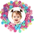 400PCS Baby Hair Ties,No Crease Small Hair Ties for Baby Girls Infants Toddlers,No Damage Elastic Hair Ponytail Holder Hair Accessories hair ties for little girls by WillingTee