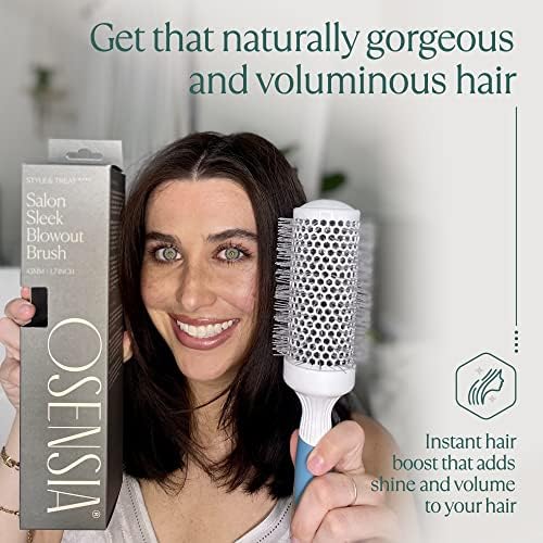 Medium Round Brushing Brush - Ceramic Hair Brush for a Smooth Salon Style Look - Professional Brushing Brush Ideal for All Hair Types - 43 mm - Image 5