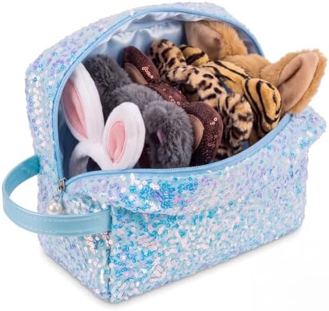 Hillban Ears Bag with Handle Ear Holder for Women Theme Park Fans,Blue by Hillban