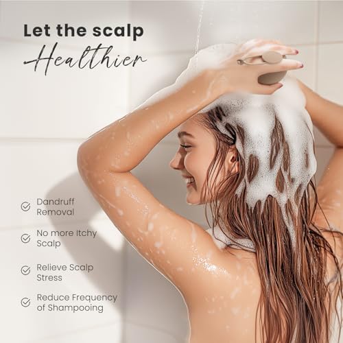 AIMIKE Scalp Massager Shampoo Brush, Soft Silicone Hair Scrubber - Image 4