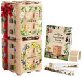 LUSH&DEW SeedStack Starter Pair, Gardening Gifts, 38 Type Veggie Herb Seeds by LUSHDEW