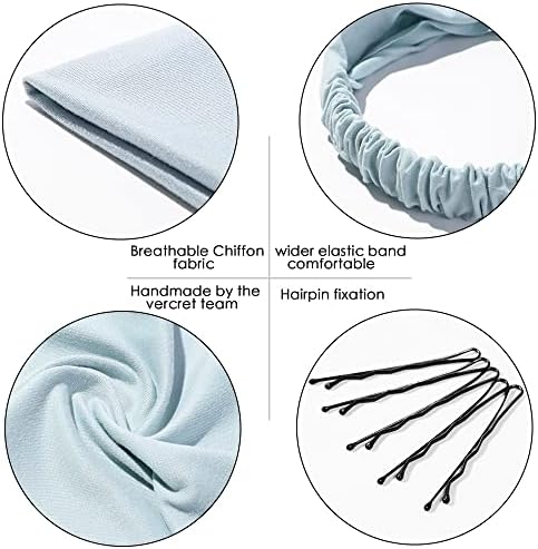 Vercret Hair Scarf Headband for Women,Boho Bandana Pretied Elastic Kerchief - Image 3