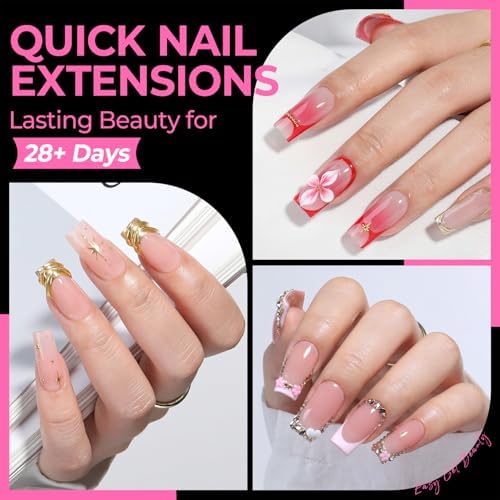 UNA GELLA Sharp Square Nail Tips Medium Soft Gel Nail Tips 216pcs 12 Sizes - Image 2