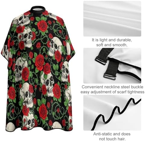 Women Barber Hairdressing Cape Adjustable Salon Cape Apron for Makeup Artist Beautician - Image 4