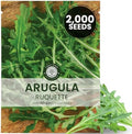 Arugula Ruquette – 2,000 Premium Seeds for Planting – Peppery, Fast-Growing Heirloom Greens for the 2026 Season – 5 Gram Pouch by FamilySown
