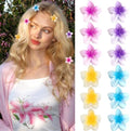 GQLV Hair Clip, 4pcs Large Flower Claw Clips for Thick/Thin Hair, Strong Hold Nonslip Cute Hair Clips for Women Girls, Hawaiian Hair Accessories, Holiday Gifts by Firstchoiceforqualitylife