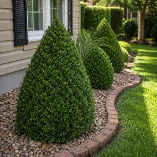 Green Mountain Boxwood | 60 Live Plants | Buxus sempervirens ‘Green Mountain’ | Evergreen Privacy Shrub | Compact Formal Garden Plants - Image 4