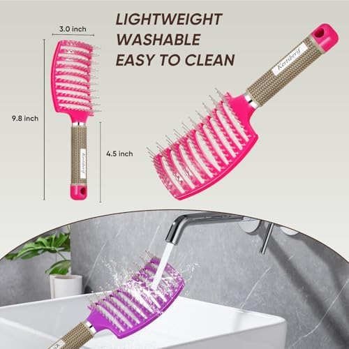 Hair Brush for Wet & Dry Hair, Detangler Brush for Women & Men - Image 6