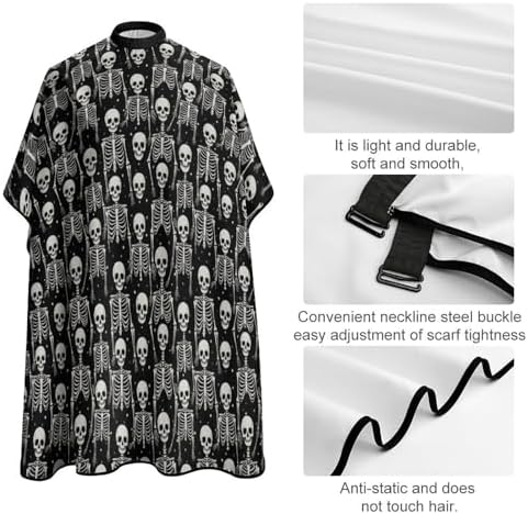Women Barber Hairdressing Cape Adjustable Salon Cape Apron for Makeup Artist Beautician - Image 4
