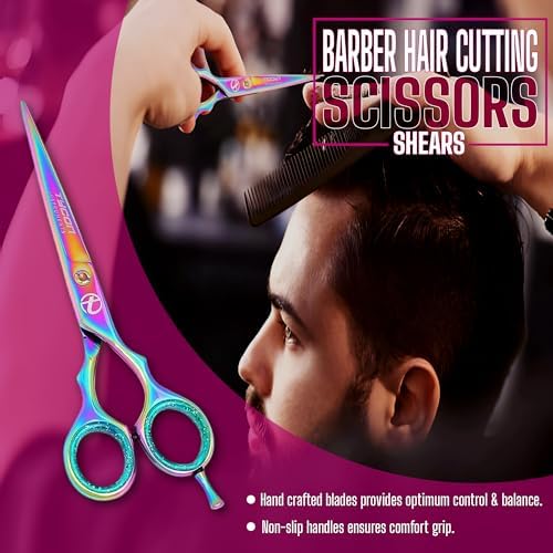 Tycon Hair Cutting Scissors Professional 6.5" – Japanese Stainless Steel, 2.7" Razor Edge Blade Barber Scissors – Ergonomic design - Precision Hair Scissors for Smooth Cutting - Salon & Personal Use - Image 5