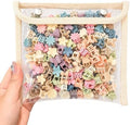 100 Pcs Mini Hair Clips for Girls, Cute Pastel Flower & Animal Design Clips, Durable Plastic Hair Accessories for Toddlers and Kids by ALTALIVA