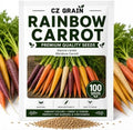 Rainbow Carrot Seeds for Planting | 100 Seeds | Colorful Garden Vegetable by CZGrain
