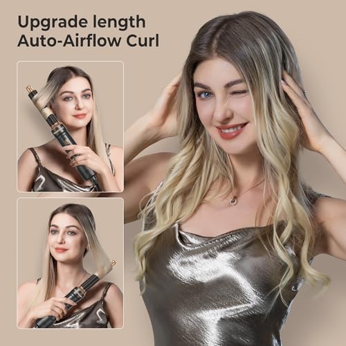 OKWRAP 6 in 1 Blow Dryer Brush and Auto Wrap Hair Styler - Image 4