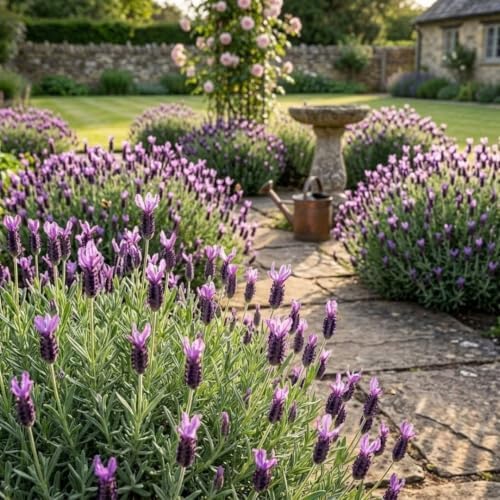 Set 2 Godwins Creek Lavender Live Plants, Fragrant Flowering Herb Plants, 4-7 Inches Tall, Ideal for Garden Borders, Pollinator Gardens - Image 6