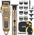GTSPROProfessional Hair Clippers for Men – Cordless Barber Clippers with LCD Display, Precision Trimmer & Travel Case – Gifts for Men Husband Father by GTSPRO