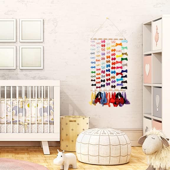 kangaroo Bows Holder Headband Organizer for Baby Girls Nursery Decor - Image 5