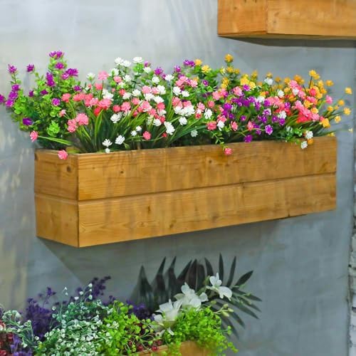 WILLBOND 12 Bundles UV Resistant Faux Flowers, Cute Color - Image 6
