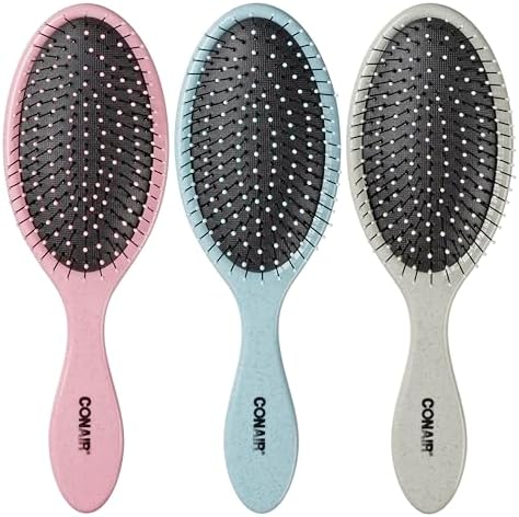 Conair Detangling Hair Brush Set, Wet or Dry Hair, 3-Pack by conair
