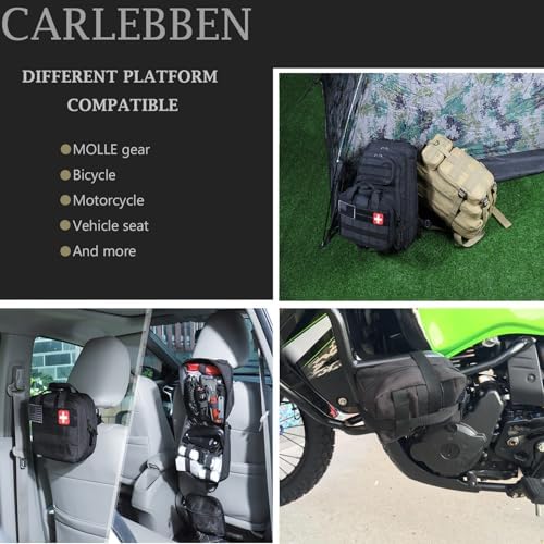 Survival Kit Camping kit First Aid Kit Emergency Bugout Bag Gifts for Men Tactical Gear Accessories Molle Attachments Military - Image 3