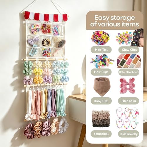 kangaroo Headband Holder Hair Bows Organizer for Baby Girls Nursery Decor - Image 2