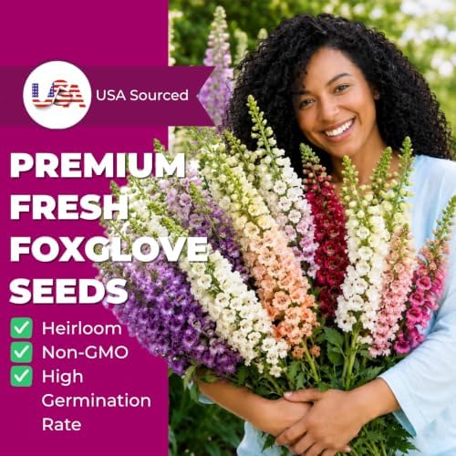 350,000+ Common Foxglove Seeds for Planting, Digitalis purpurea Seeds - Image 4