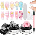 Solid Builder Gel for Nail Extend Clear Pink Non-Stick Hand Sculpture Gel by SUPWEE