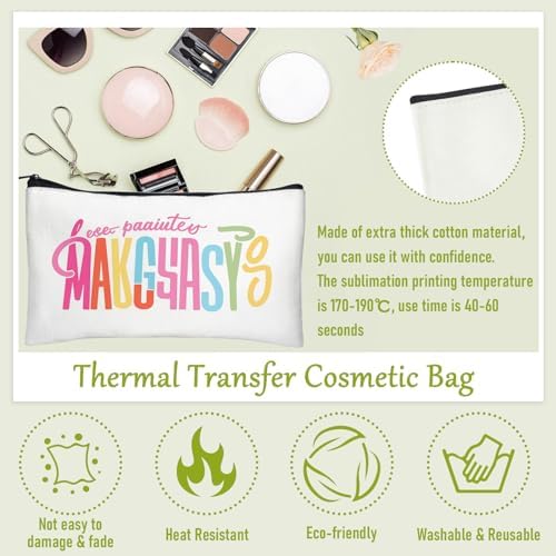 Legigo Blank Canvas Bags Zipper Pouch Makeup Bags Pencil Pouch Bulk - Image 3