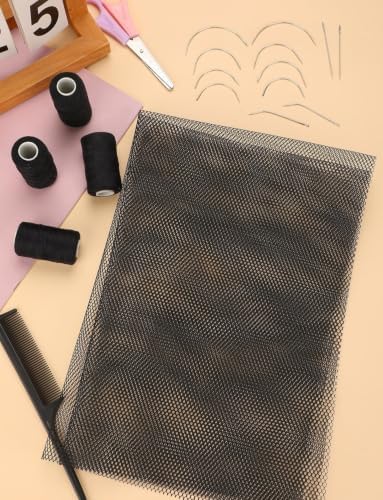 36Pcs Hair Net for Sew in Weave Kit 16 Black Weaving Nets for Sew in - Image 4