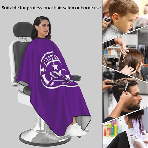 Custom Barber Cape Customized Haircut Capes Logo Text Photo Salon Hairdressing Apron for Home and Barbershop - Image 7