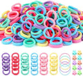 auroray 360PCS Soft Cotton Hair Ties for Toddlers & Baby - No Damage Elastics Seamless Ponytail Holders for Little Girls Daily Hair Accessories by auroray