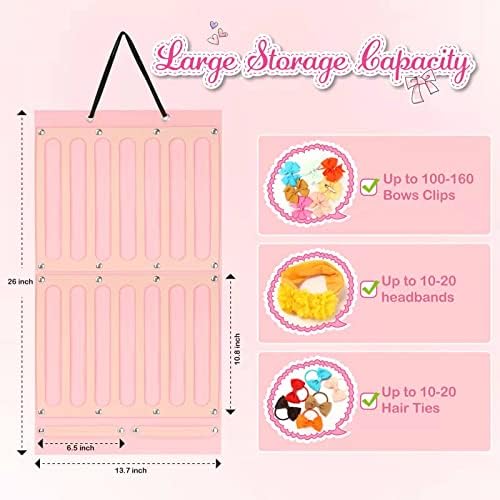 Hair Bows Holder & Organizer for Baby Girl, Baby Hair Accessory - Image 3