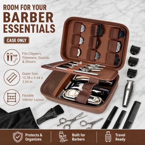 Boobowl Barber Accessories Bag for Clippers and Supplies, Hair Clipper Box - Image 2