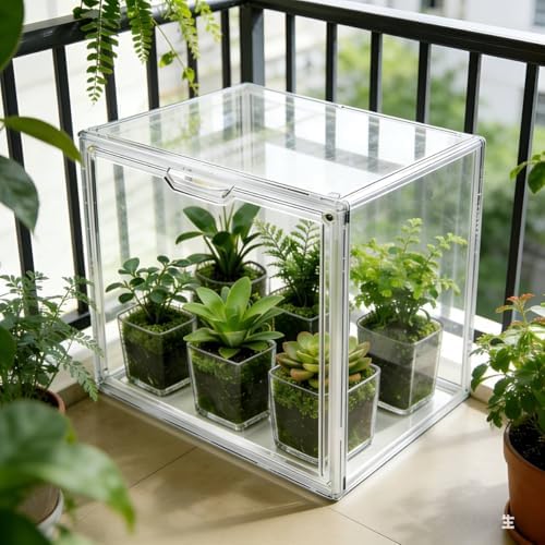 Mini Greenhouse for Indoor for Small Plants, 14"×8.5"×10.5" - Image 2