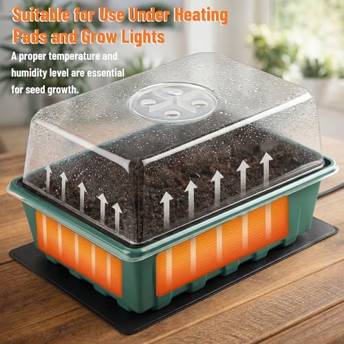 Mr. Pen- Seed Starter Tray Kits, 6.6"x4.6", 10 Set, Total 120 Cells - Image 7