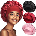 3PCS Bonnets for Women,Silk Satin Bonnet Hair Bonnet for Sleeping by PHILIGHTS