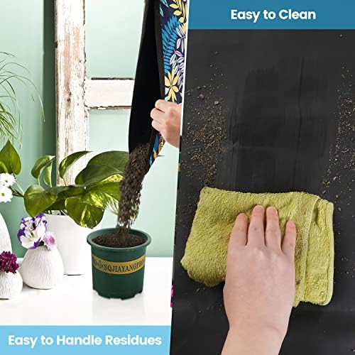 Waterproof Potting Mat for Indoor Plant Transplanting and Dirt Control, Gardenig Gifts for Women, Repotting Mat Succulent Gardening Mat 29.5"x29.5" - Image 6