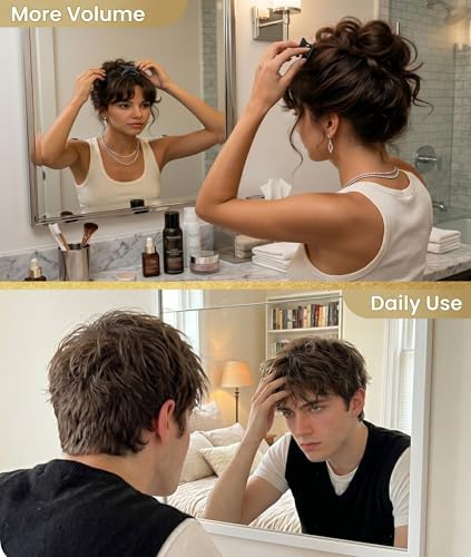Volume Pincher Hair Volume Clip - Root Lift Volumizing Hair Clips for Men Women High Crown & Bangs, Strong Grip, Lightweight (Black) - Image 3