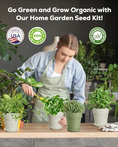 Unique Gift for Women, Mom, Friend – 8 Herb Indoor Window Garden Kit - Image 4