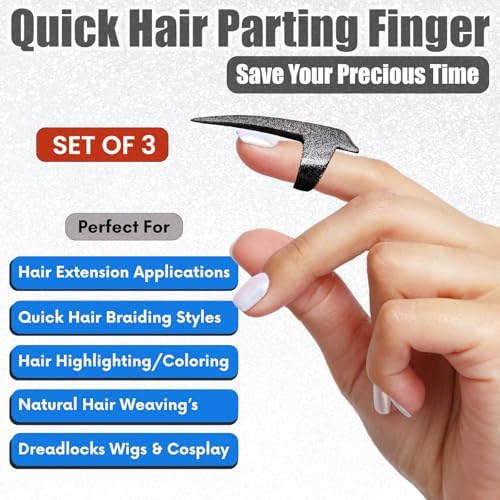 Hair Parting Ring for Braiding and Extensions, CEC34 - Image 2